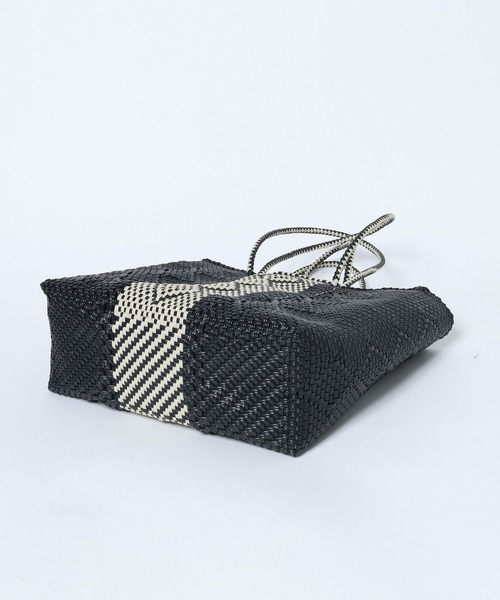 BARNYARDSTORM（バンヤードストーム）の「MEXICOメルカドバッグL（かごバッグ・レディース・アイボリー/ブラック・FREE）」の10枚目の写真