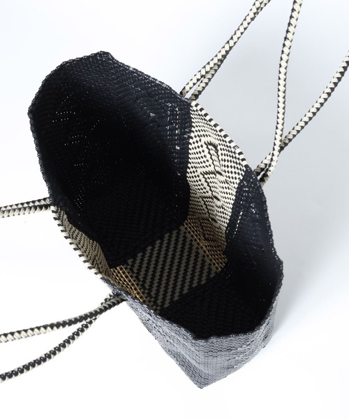 BARNYARDSTORM（バンヤードストーム）の「MEXICOメルカドバッグL（かごバッグ・レディース・アイボリー/ブラック・FREE）」の8枚目の写真