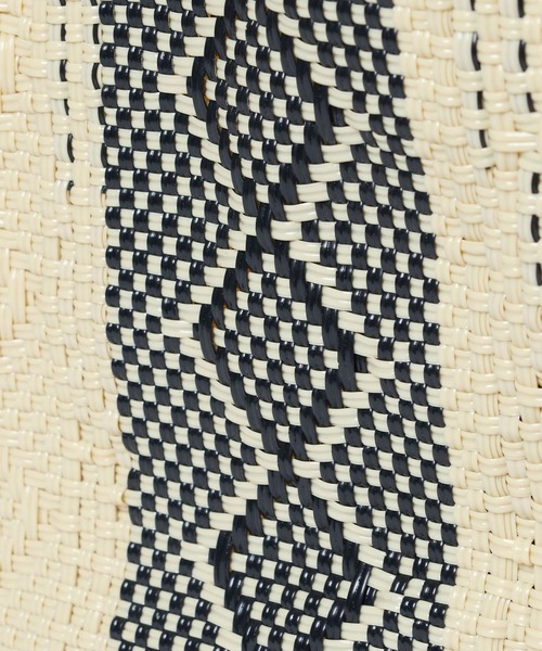 BARNYARDSTORM（バンヤードストーム）の「MEXICOメルカドバッグL（かごバッグ・レディース・アイボリー/ブラック・FREE）」の11枚目の写真