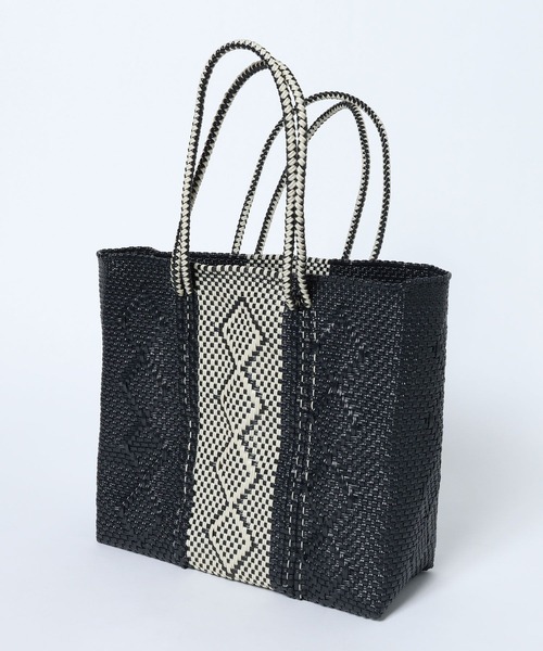 BARNYARDSTORM（バンヤードストーム）の「MEXICOメルカドバッグL（かごバッグ・レディース・アイボリー/ブラック・FREE）」の14枚目の写真