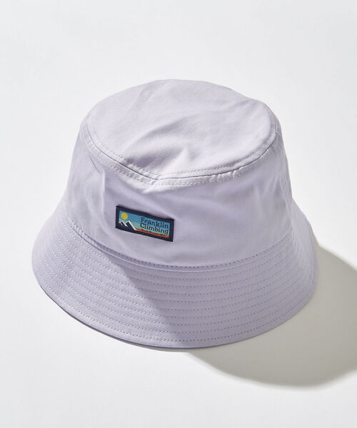 Franklin Climbing（フランクリンクライミング）の「【Franklin Climbing】ツイルロゴバケットハット ワンポイントロゴ（ハット・メンズ・ベージュ/ライトパープル/ブラック・FREE）」の6枚目の写真