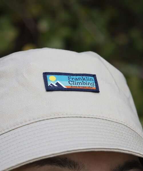 Franklin Climbing（フランクリンクライミング）の「【Franklin Climbing】ツイルロゴバケットハット ワンポイントロゴ（ハット・メンズ・ベージュ/ライトパープル/ブラック・FREE）」の8枚目の写真