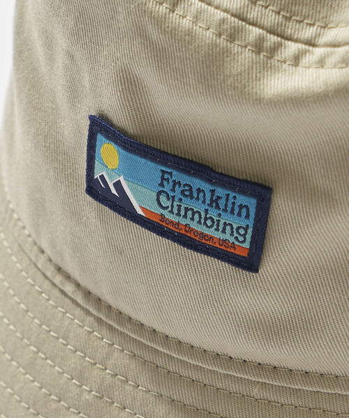 Franklin Climbing（フランクリンクライミング）の「【Franklin Climbing】ツイルロゴバケットハット ワンポイントロゴ（ハット・メンズ・ベージュ/ライトパープル/ブラック・FREE）」の13枚目の写真