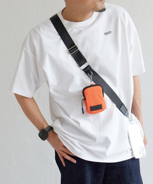 notch.（ノッチ）の「ポーチ付きベルトストラップ（スマホグッズ・メンズ・グレー/グリーン系その他/ブラック/オレンジ/グリーン・ONESIZE）」の5枚目の写真