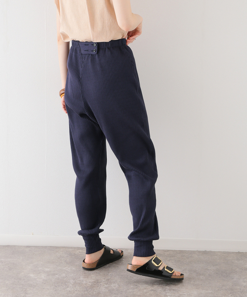 SEEALL（シーオール）の「【SEEALL / シーオール】RIB パンツ（その他パンツ・レディース・ネイビー・SMALL）」の6枚目の写真