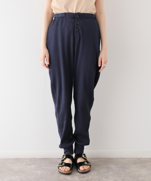 SEEALL（シーオール）の「【SEEALL / シーオール】RIB パンツ（その他パンツ・レディース・ネイビー・SMALL）」の9枚目の写真