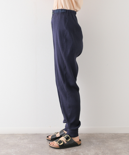 SEEALL（シーオール）の「【SEEALL / シーオール】RIB パンツ（その他パンツ・レディース・ネイビー・SMALL）」の17枚目の写真