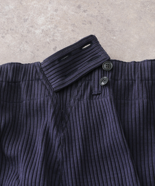 SEEALL（シーオール）の「【SEEALL / シーオール】RIB パンツ（その他パンツ・レディース・ネイビー・SMALL）」の16枚目の写真