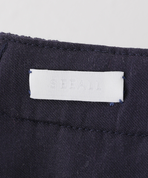 SEEALL（シーオール）の「【SEEALL / シーオール】RIB パンツ（その他パンツ・レディース・ネイビー・SMALL）」の12枚目の写真
