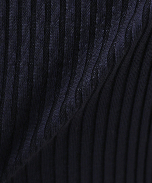 SEEALL（シーオール）の「【SEEALL / シーオール】RIB パンツ（その他パンツ・レディース・ネイビー・SMALL）」の8枚目の写真