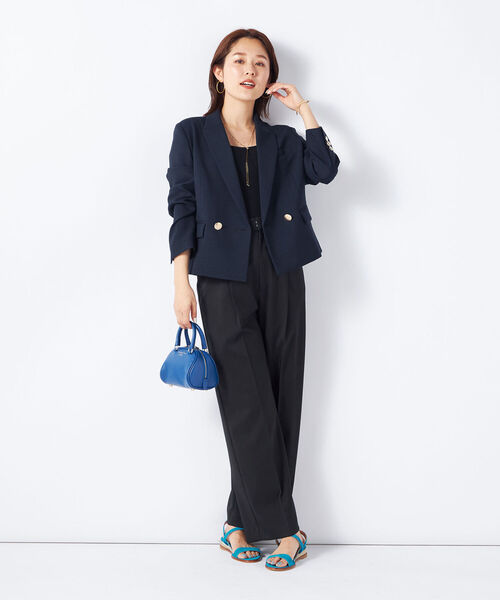 NOLLEY’S Sophi(ノーリーズソフィ)の「《手洗い可能》ニットベアトップ(チューブトップ・レディース・ブラック/ベージュ・38)」の11枚目の写真