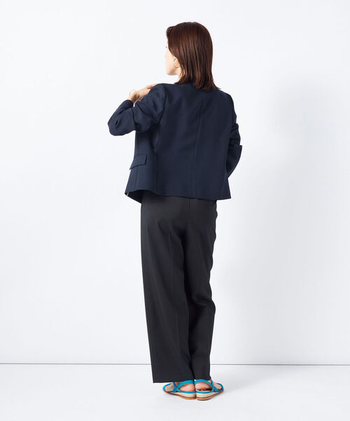 NOLLEY’S Sophi(ノーリーズソフィ)の「《手洗い可能》ニットベアトップ(チューブトップ・レディース・ブラック/ベージュ・38)」の14枚目の写真