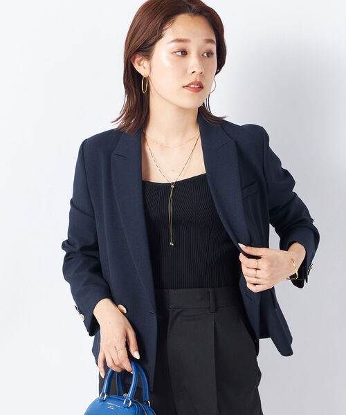 NOLLEY’S Sophi(ノーリーズソフィ)の「《手洗い可能》ニットベアトップ(チューブトップ・レディース・ブラック/ベージュ・38)」の15枚目の写真