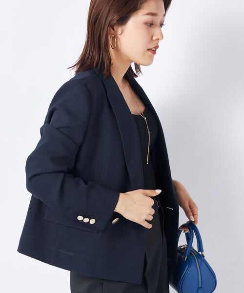 NOLLEY’S Sophi(ノーリーズソフィ)の「《手洗い可能》ニットベアトップ(チューブトップ・レディース・ブラック/ベージュ・38)」の17枚目の写真