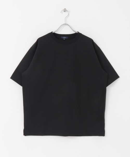 ITEMS URBANRESEARCH（アイテムズ アーバンリサーチ）の「ストレッチ布帛 クルーネックTシャツ（Tシャツ/カットソー・メンズ・ブラック/カーキ/ベージュ/グレー系その他・MEDIUM/LARGE）」の19枚目の写真
