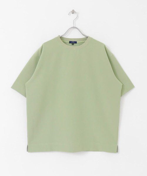 ITEMS URBANRESEARCH（アイテムズ アーバンリサーチ）の「ストレッチ布帛 クルーネックTシャツ（Tシャツ/カットソー・メンズ・ブラック/カーキ/ベージュ/グレー系その他・MEDIUM/LARGE）」の21枚目の写真