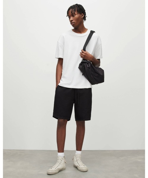 ALLSAINTS(オールセインツ)の「HANBURY LINEN BLEND DRAWSTRING SHORTS | HANBURY リネン ブレンド ドローストリング ショーツ(その他パンツ・メンズ・ブラック・S/XS/L/M)」の10枚目の写真