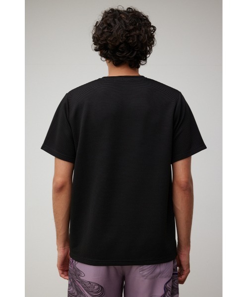 AZUL by moussy(アズールバイマウジー)の「TUCK JACQUARD V/N Tシャツ/タックジャガードブイネックTシャツ(Tシャツ/カットソー・メンズ・サックスブルー/グレー/ホワイト/ブラック・MEDIUM/SMALL/LARGE)」の19枚目の写真