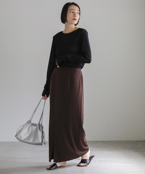 select MOCA(セレクトモカ)の「ダブルハンドルクラシックバッグ(ハンドバッグ・レディース・シルバー/オリーブ/ブラック・FREE)」の11枚目の写真