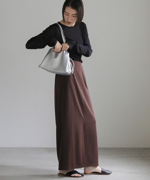 select MOCA(セレクトモカ)の「ダブルハンドルクラシックバッグ(ハンドバッグ・レディース・シルバー/オリーブ/ブラック・FREE)」の4枚目の写真