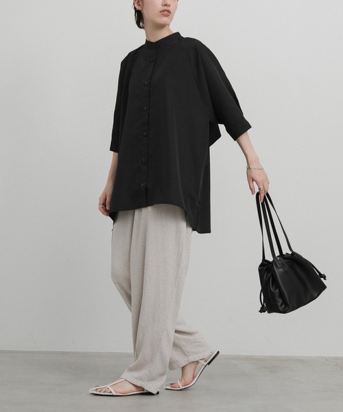 select MOCA(セレクトモカ)の「ダブルハンドルクラシックバッグ(ハンドバッグ・レディース・シルバー/オリーブ/ブラック・FREE)」の5枚目の写真