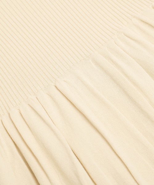 La-gemme(ラジェム)の「サマーニットワンピース(ワンピース・レディース・ブラック/ベージュ/ブラック系その他・M/L)」の16枚目の写真