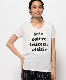 【CIAOPANIC TYPY】JOIE光沢ラバープリントTシャツ