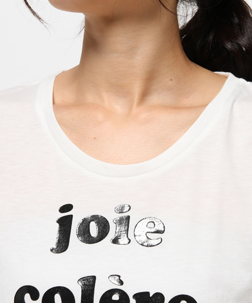 OUTLET(アウトレット)の「【CIAOPANIC TYPY】JOIE光沢ラバープリントTシャツ(Tシャツ/カットソー・レディース・ホワイト・FREE)」の5枚目の写真