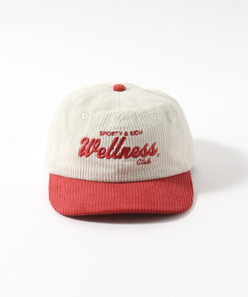 SPORTY&RICH(スポーティアンドリッチ)の「【SPORTY&RICH / スポーティアンドリッチ】WELLNESS CORDUROY HAT(キャップ・メンズ・ピンク・FREE)」の11枚目の写真