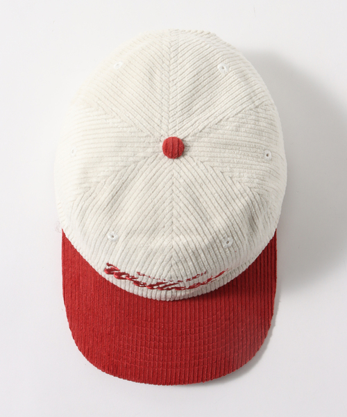 SPORTY&RICH(スポーティアンドリッチ)の「【SPORTY&RICH / スポーティアンドリッチ】WELLNESS CORDUROY HAT(キャップ・メンズ・ピンク・FREE)」の4枚目の写真