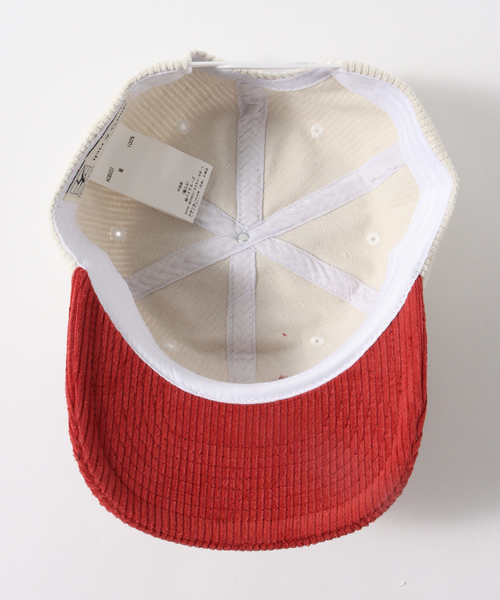 SPORTY&RICH(スポーティアンドリッチ)の「【SPORTY&RICH / スポーティアンドリッチ】WELLNESS CORDUROY HAT(キャップ・メンズ・ピンク・FREE)」の2枚目の写真