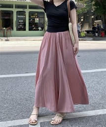 ロングワイドパンツ