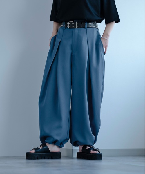 Ellno Loset(エルノロゼット)の「2wayドロストバルーンパンツ(その他パンツ・メンズ・ブラック/ブルー・MEDIUM/SMALL/LARGE)」の5枚目の写真