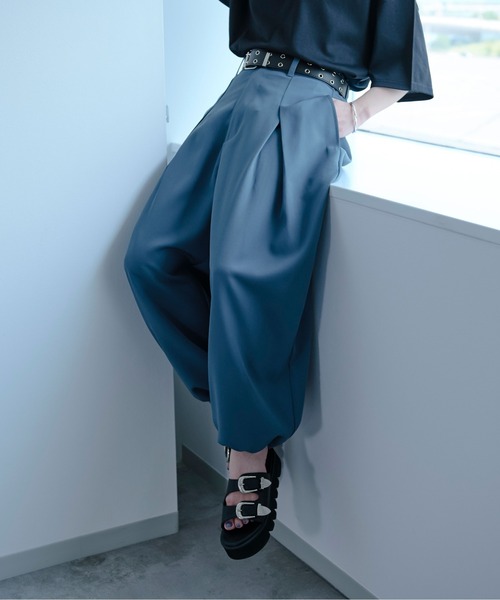 Ellno Loset(エルノロゼット)の「2wayドロストバルーンパンツ(その他パンツ・メンズ・ブラック/ブルー・MEDIUM/SMALL/LARGE)」の9枚目の写真