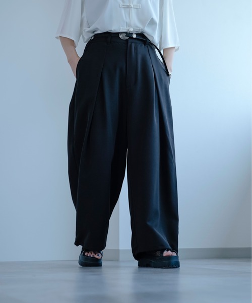 Ellno Loset(エルノロゼット)の「2wayドロストバルーンパンツ(その他パンツ・メンズ・ブラック/ブルー・MEDIUM/SMALL/LARGE)」の12枚目の写真