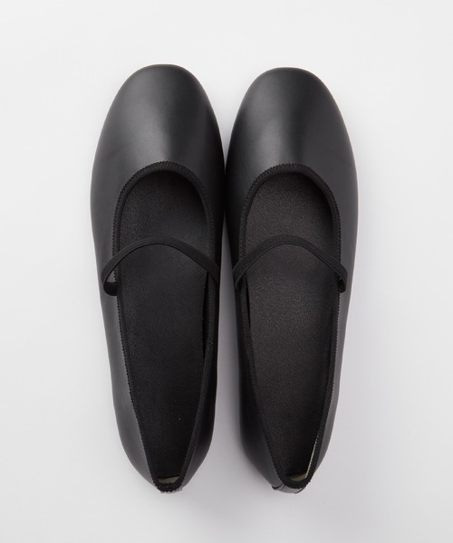 forksy.(フォルクシー)の「【forksy.】S~LL ラウンドトゥ ストラップバレエシューズ(バレエシューズ・レディース・オフホワイト/ブラック系2/ブラック系1/ピンク/ブラック/グリーン/シルバー系1/ブラウン/ブラック系3/シルバー/ゴールド/ホワイト×ブラック・L/S/LL/M)」の13枚目の写真