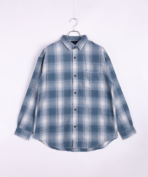 セール】Limited Line Naive Magic フランネルシャツ オンブレチェック