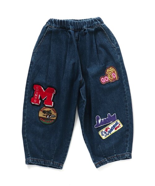 BREEZE（ブリーズ）の「【20周年復刻シリーズ】プレミアムワイドパンツ（その他パンツ・キッズ・インディゴブルー/カーキ・80/90/100/110/120/130/140/150）」の7枚目の写真