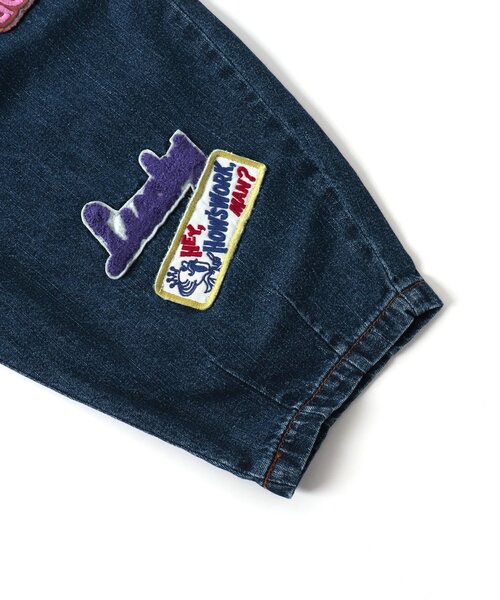 BREEZE（ブリーズ）の「【20周年復刻シリーズ】プレミアムワイドパンツ（その他パンツ・キッズ・インディゴブルー/カーキ・80/90/100/110/120/130/140/150）」の8枚目の写真