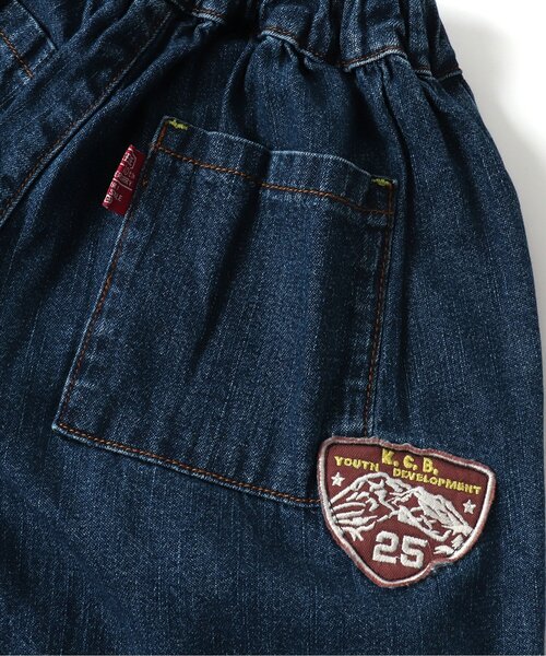 BREEZE（ブリーズ）の「【20周年復刻シリーズ】プレミアムワイドパンツ（その他パンツ・キッズ・インディゴブルー/カーキ・80/90/100/110/120/130/140/150）」の9枚目の写真