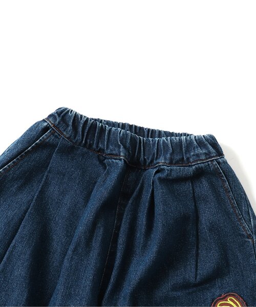 BREEZE（ブリーズ）の「【20周年復刻シリーズ】プレミアムワイドパンツ（その他パンツ・キッズ・インディゴブルー/カーキ・80/90/100/110/120/130/140/150）」の16枚目の写真