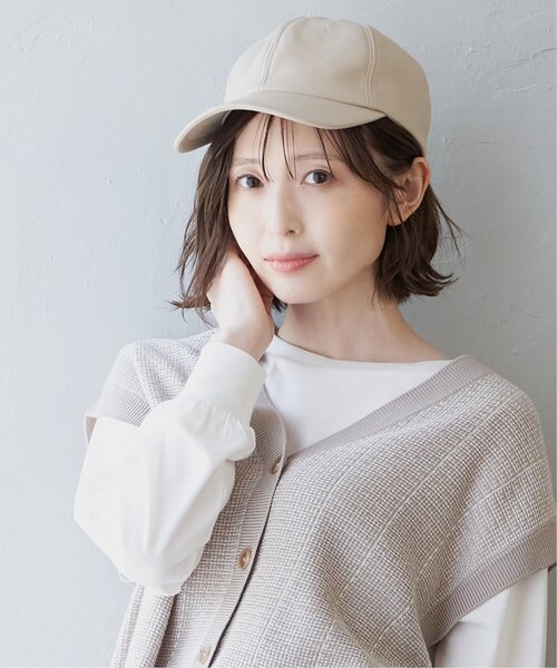 ikka(イッカ)の「PUプレーンキャップ(キャップ・レディース・オフホワイト/ブラック・FREE)」の15枚目の写真