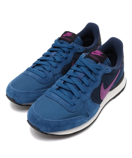 NIKE（ナイキ）の「ウィメンズ ナイキ インターナショナリスト スエード WMNS NIKE INTERNATIONALIST 629684（スニーカー・レディース・グレー/レッド/ブルー・23cm/24cm/24.5cm/23.5cm）」の9枚目の写真