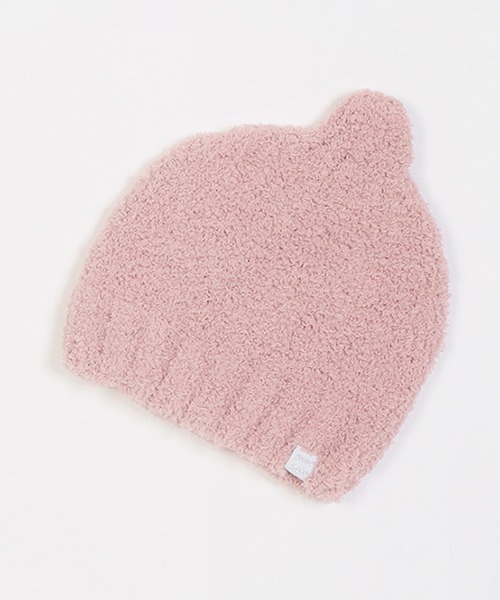 petit main（プティマイン）の「とんがりマシュマロビーニー（ニットキャップ/ビーニー・キッズ・キャメル/ライトグリーン/アイボリー/ネイビー/ライトピンク・48cm/46cm）」の5枚目の写真