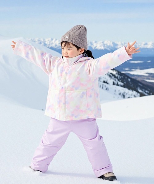 ocean pacific スノーボードウェア スキーウェア　M Ocean Pacific スノーウェア キッズ 上下セット 女の子 スキー