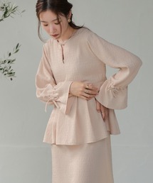 Bab（バブ）の「ペプラムレイヤードライクワンピース（ワンピース・レディース）」