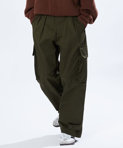 FREAK'S STORE(フリークスストア)の「限定展開 スタンダードフィット M-47 フィールドパンツ/カーゴパンツ(カーゴパンツ・メンズ・ブラック/オリーブ・SMALL/MEDIUM/LARGE)」の10枚目の写真