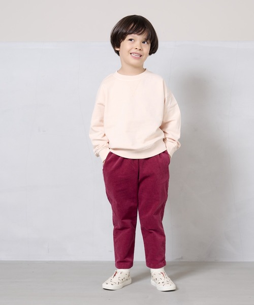 BIG FIELD（ビッグフィールド）の「ピグメントスウェット（80～150cm）（スウェット・キッズ・ブルー/オフホワイト/パープル/グリーン/ブラック/マスタード・110/120/130/100/150/140/80/90/95）」の9枚目の写真