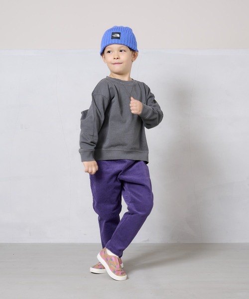 BIG FIELD（ビッグフィールド）の「ピグメントスウェット（80～150cm）（スウェット・キッズ・ブルー/オフホワイト/パープル/グリーン/ブラック/マスタード・110/120/130/100/150/140/80/90/95）」の16枚目の写真