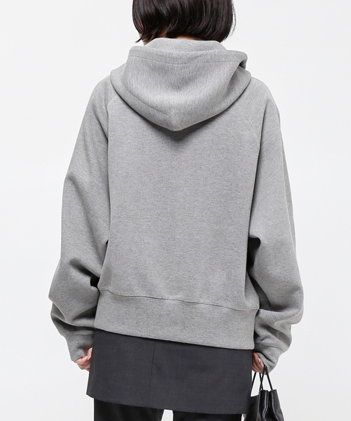 AP STUDIO（エーピーストゥディオ）の「Bonding minimal Parker（パーカー・レディース・チャコールグレー・FREE）」の3枚目の写真